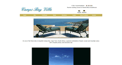 Desktop Screenshot of campsbayvilla.com